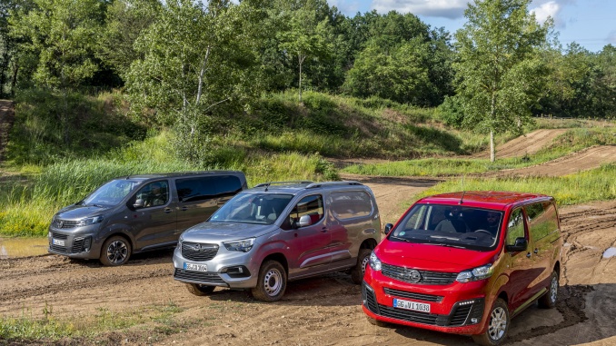 Opel vehicles with Dangel 4x4 systems