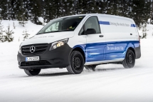 Elektrische Transporter von Mercedes-Benz Vans: Zuverlässig auch bei Kälte, Eis und Schnee: der elektrische Vito beim Härtetest am Polarkreis